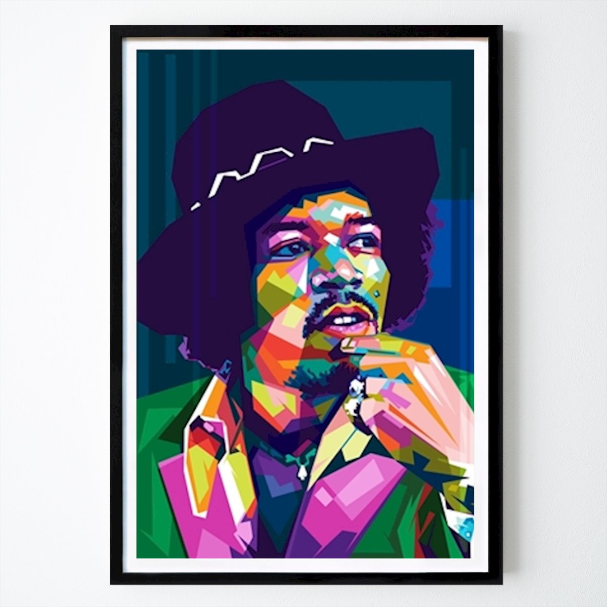 Pop Art Poster: Popkonst i Jimi Hendrix-stil av GhostArt