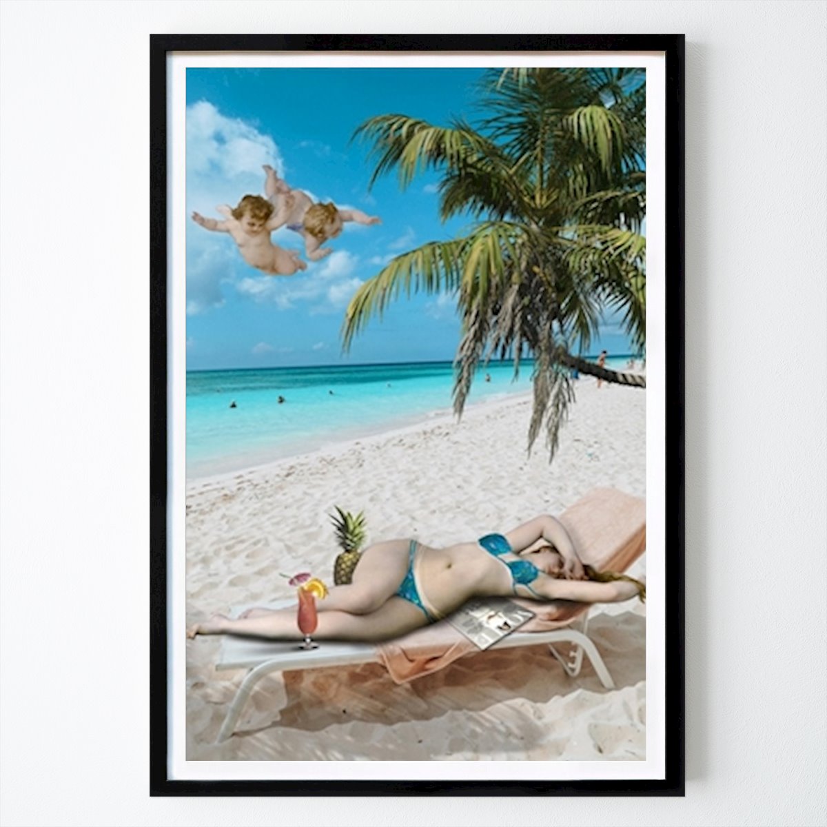 Pop Art Póster: Venus on beach de Dikhotomy