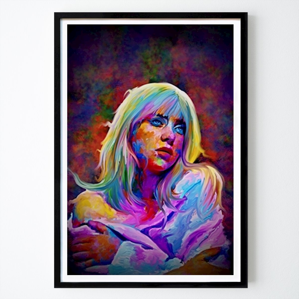 Hobby Plakat: Billie Eilish stil popkunst av Muhamad Suryanto