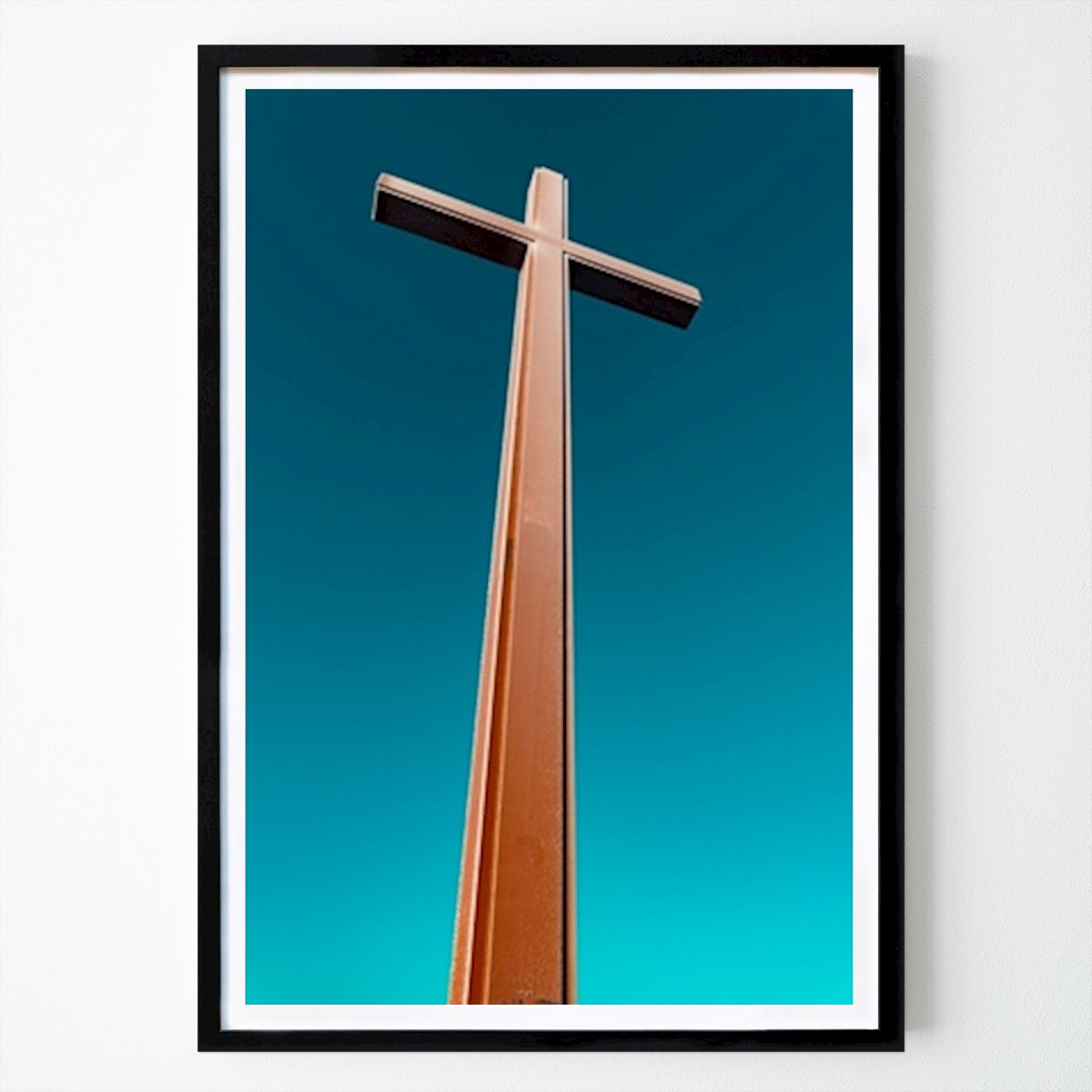 Architektur & Design Poster: Großes Kreuz in Farbe von Robert Keilholtz