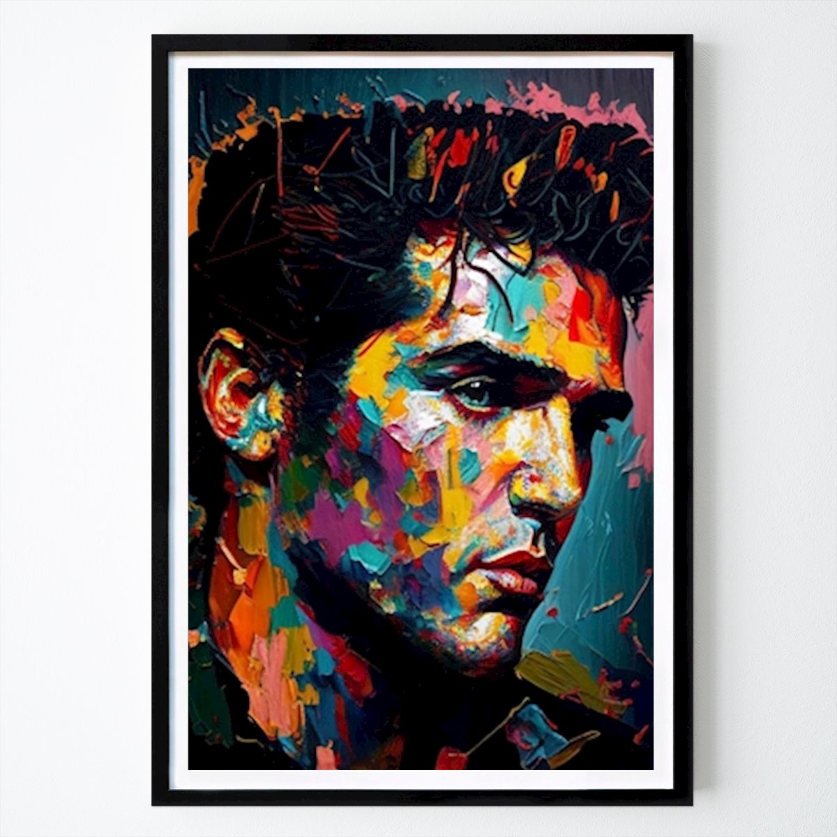 Pop Art Poster: Elvis Presley von Pheonix