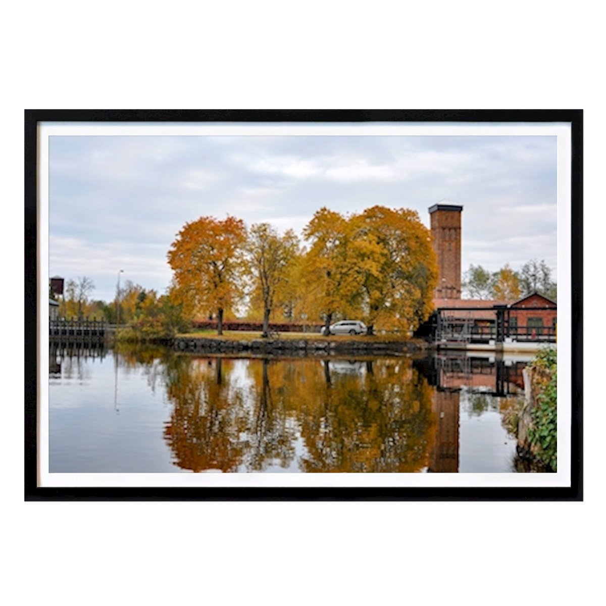 Städte & Länder Poster: Forsbacka Mühle von Kjell Lundqvist