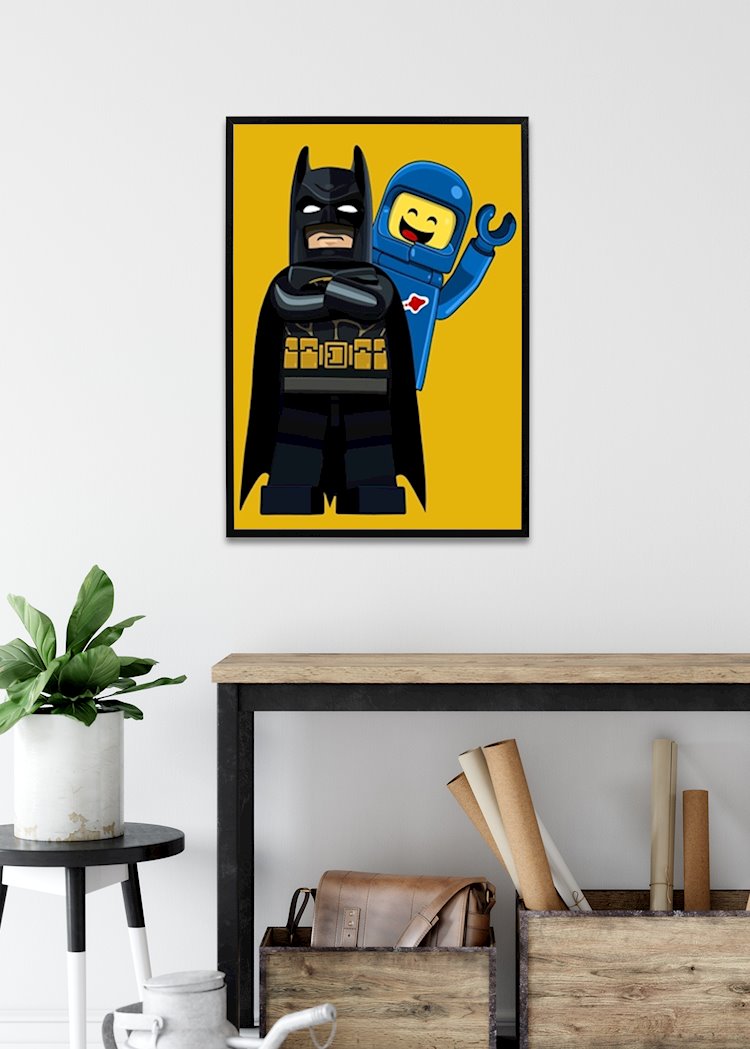 Lego Batman and Benny posters & prints by Koen de Vreeze - Printler