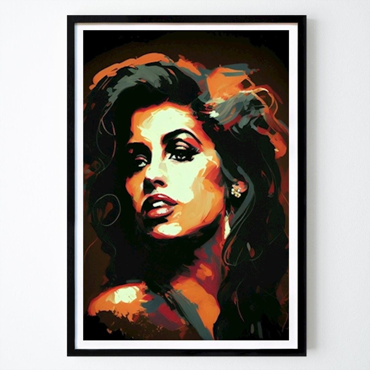 Pop Art Poster: Amy Winehouse von Pheonix