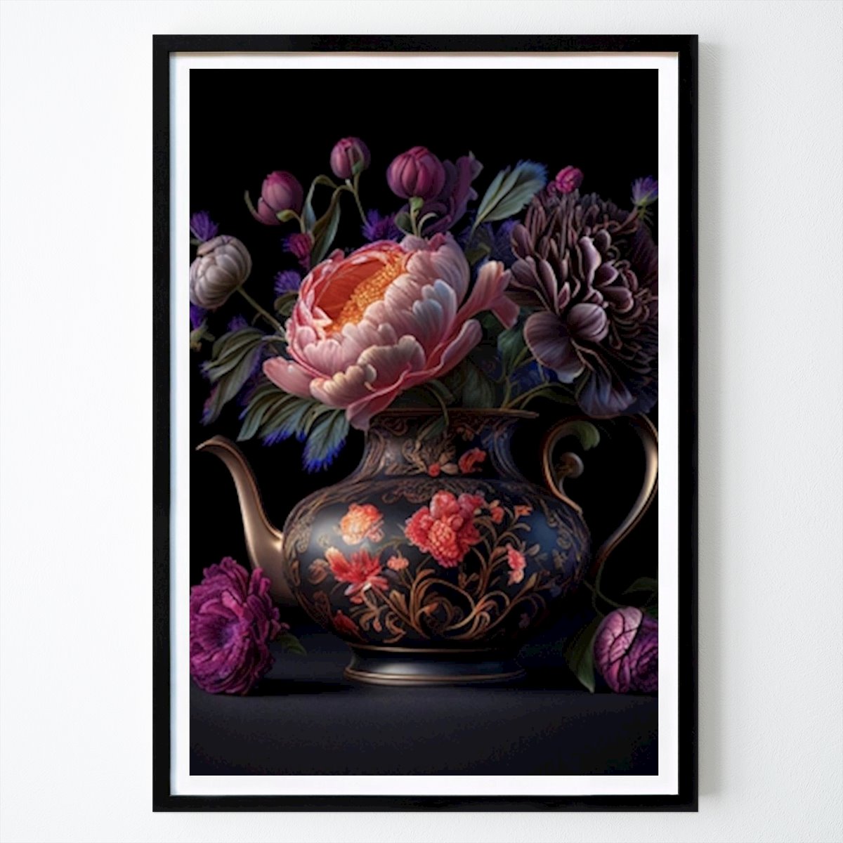 Retro & Vintage Poster: Blumentopf 3 von Gabriel Alenius