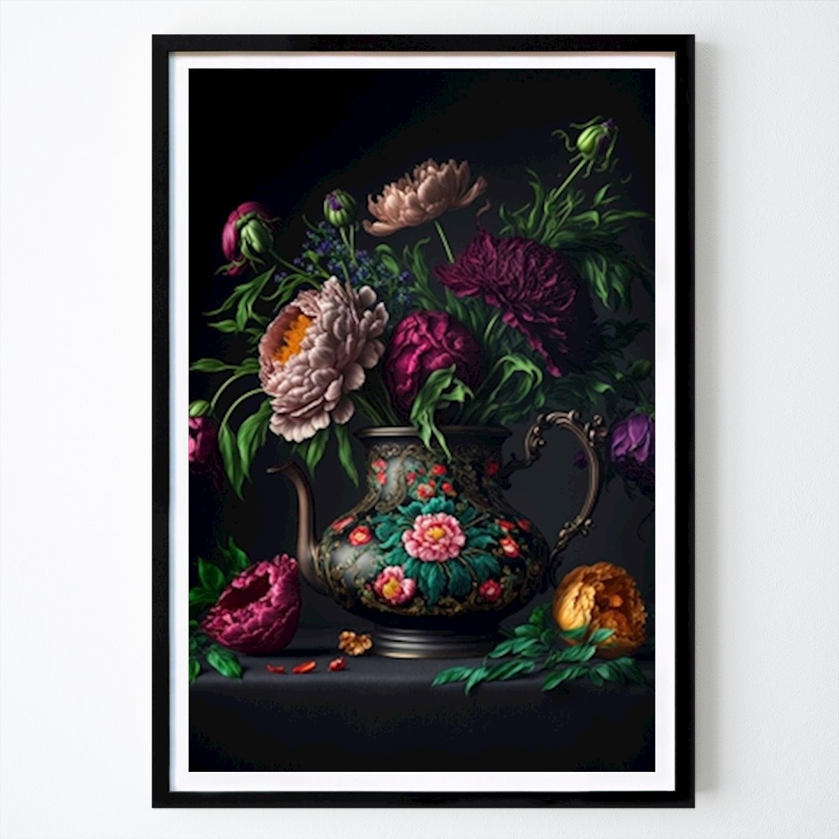 Retro & Vintage Poster: Blumentopf 1 von Gabriel Alenius