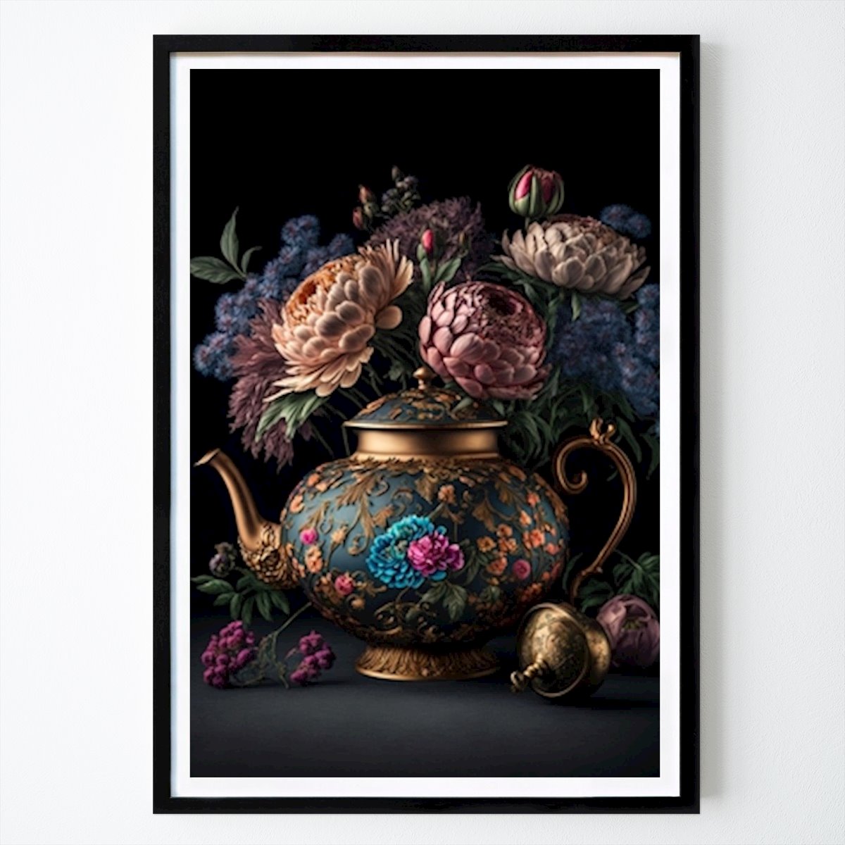 Retro & Vintage Poster: Blumentopf 2 von Gabriel Alenius