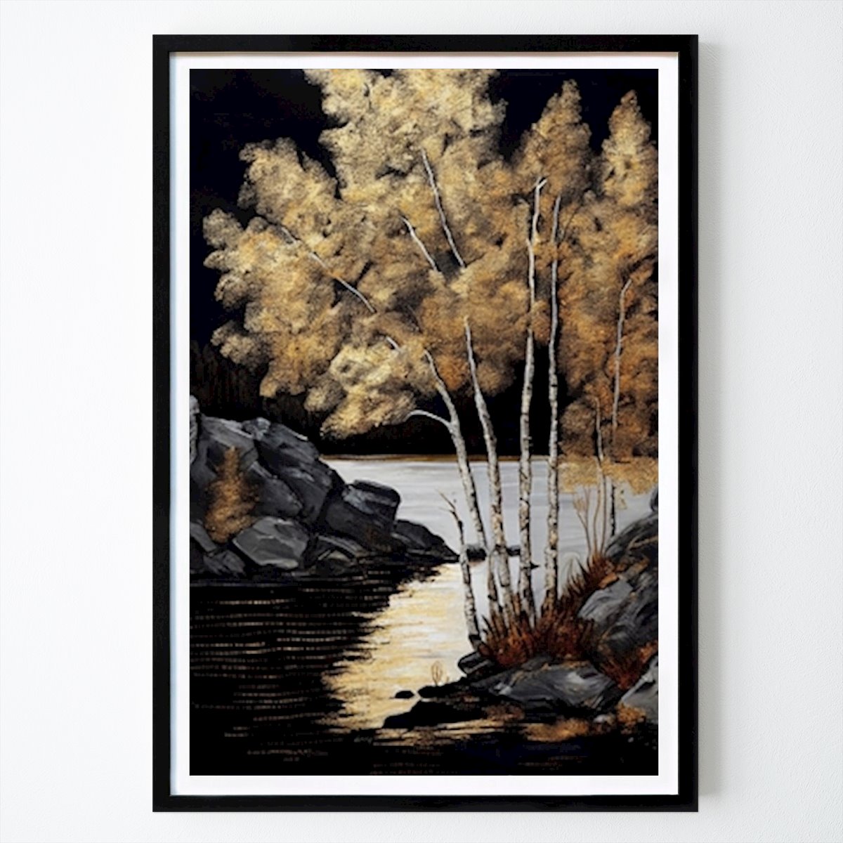 Natur Poster: Midnatt Guld av Pheonix