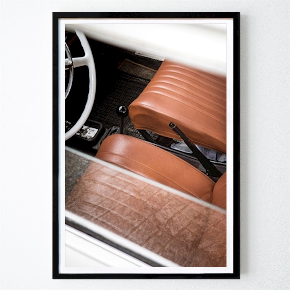Auto Poster: Oldtimer Kindersitz von Gabriel Alenius