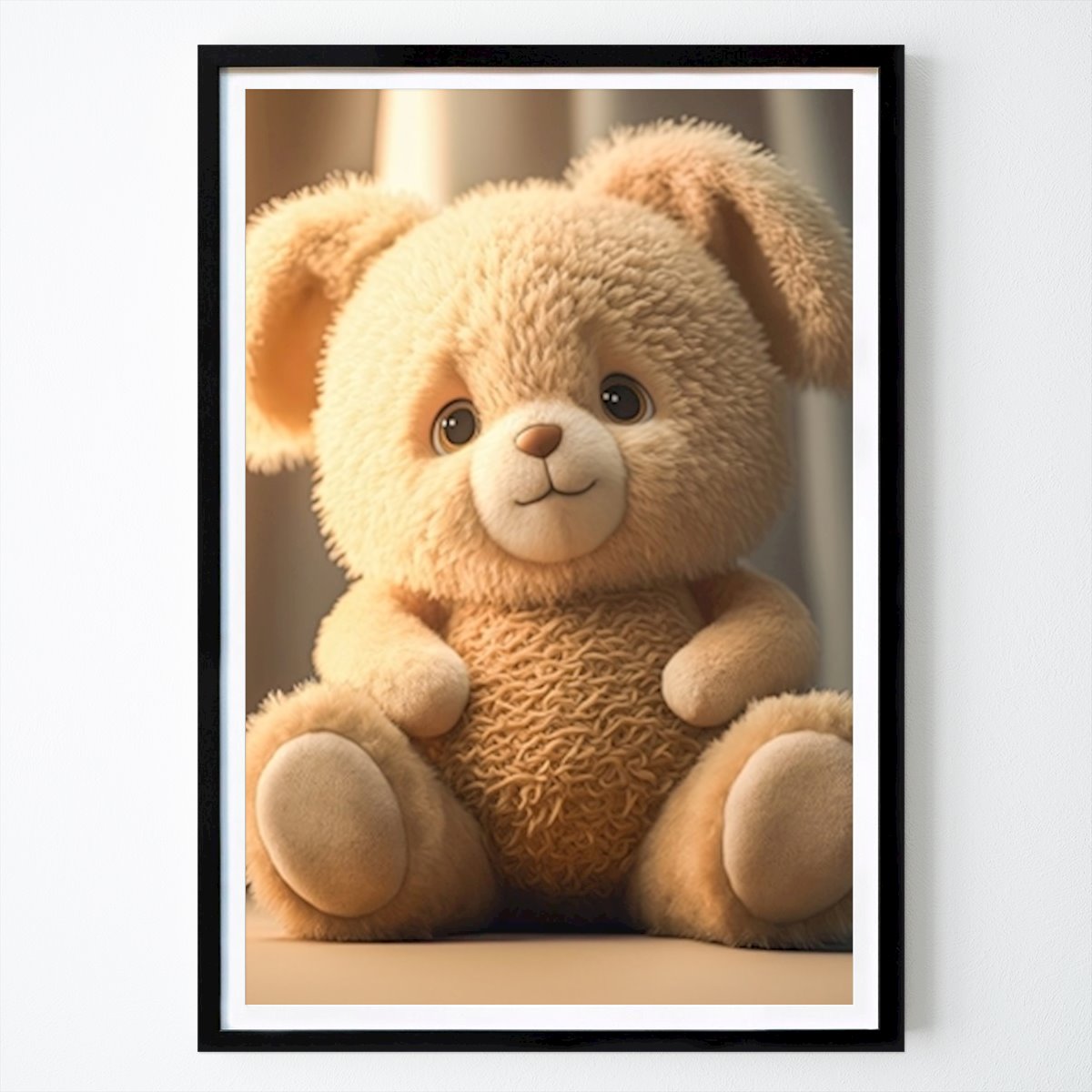 Kids Room Poster: Adorable Teddy Bear by Daniel Ek