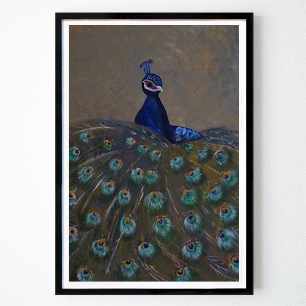 Animals Poster: Large peacock by Babetts Bildergalerie