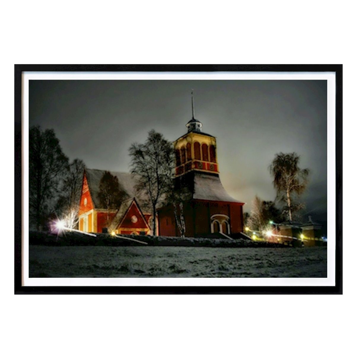 Places & Cities Poster: Kalix Church by Patrik Dunder