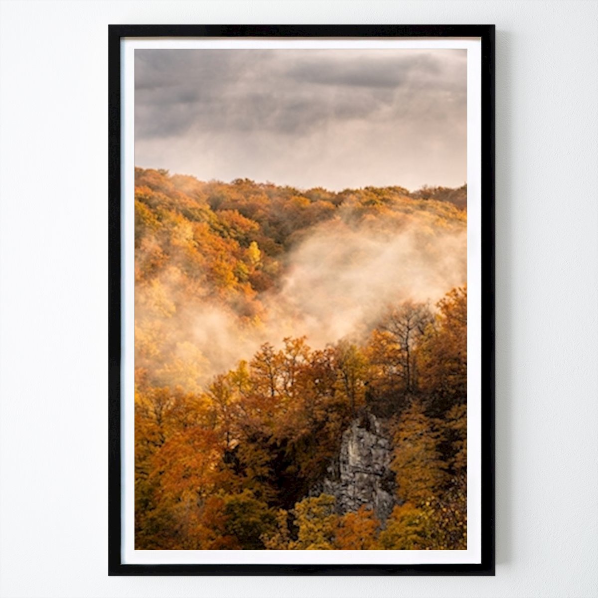 Nature Affiche: Vue d’automne depuis Kopparhatten par Joakim Davidsson