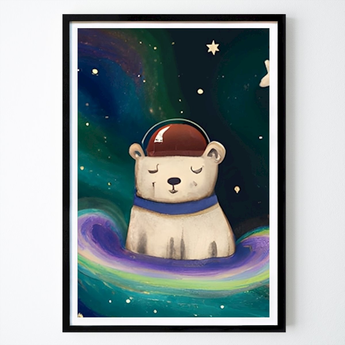Kids Room Poster: Dog In Space: Kids' Room No 2 by Avassio