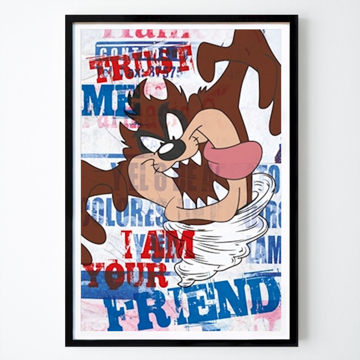 Pop Art Poster: Arte Pop - Taz de Kathrin krieter