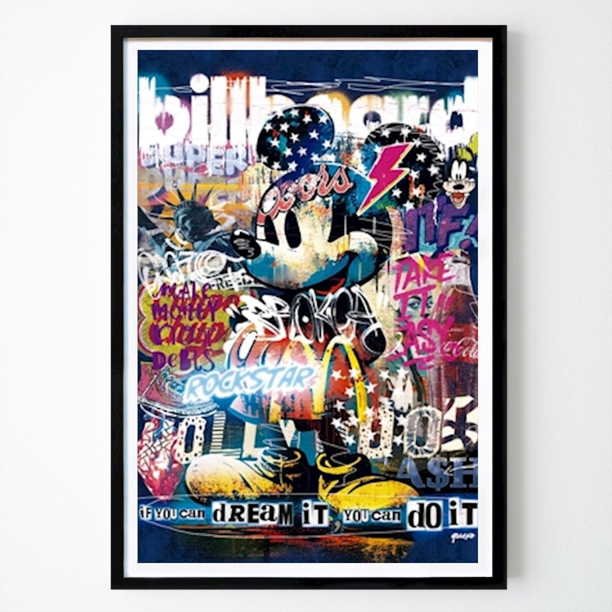 Pop Art Poster: Pop Muis van Ricardoquexo