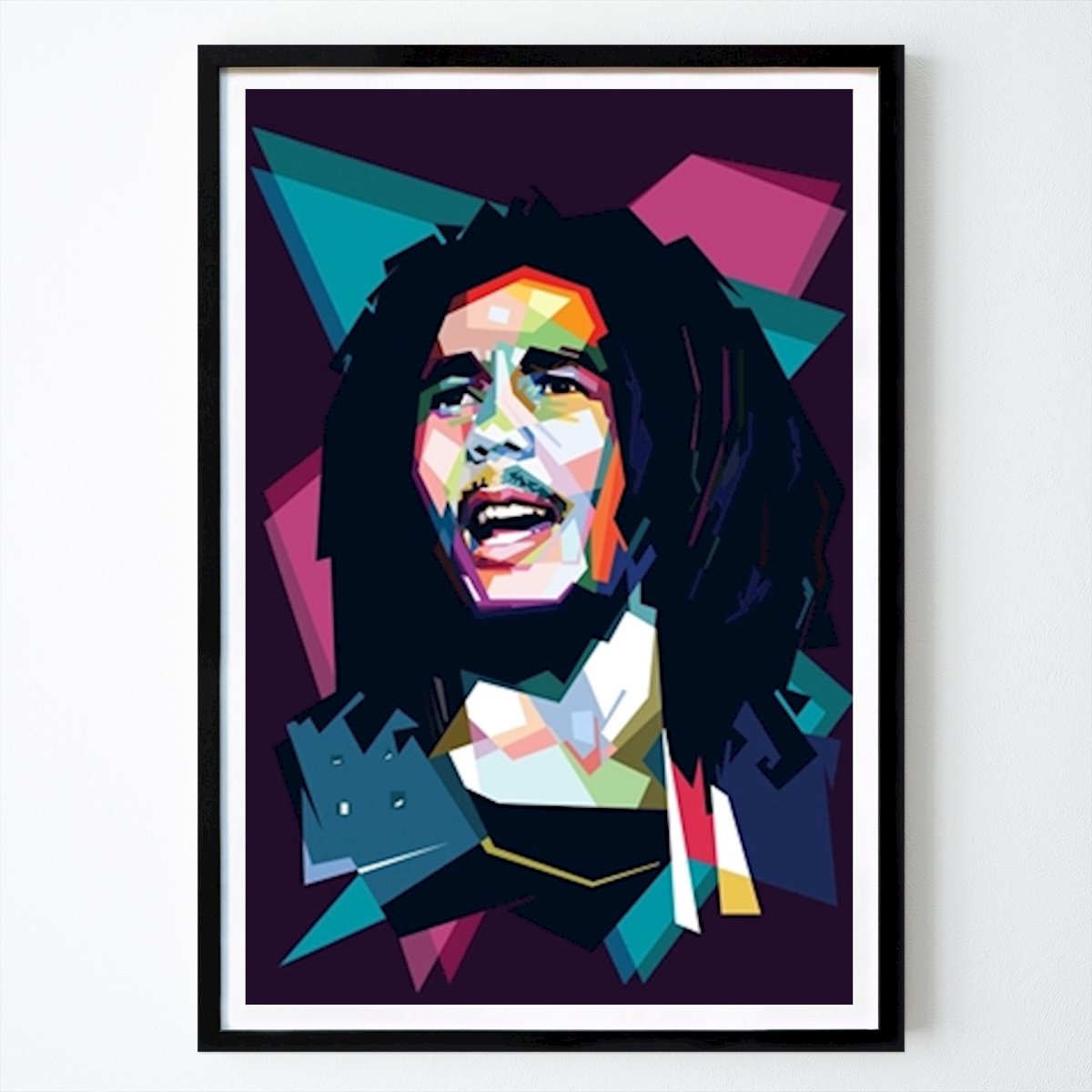 Pop Art Poster: Bob Marley wpap style by ShendyArt
