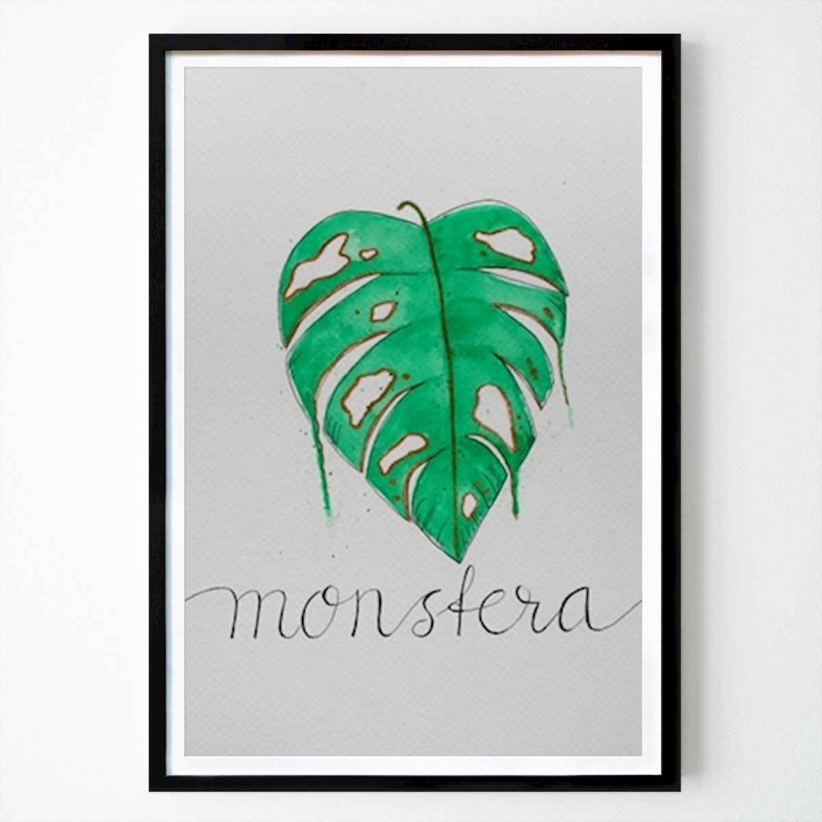 Flores & Plantas Poster: Monstera de Sally Rindebratt