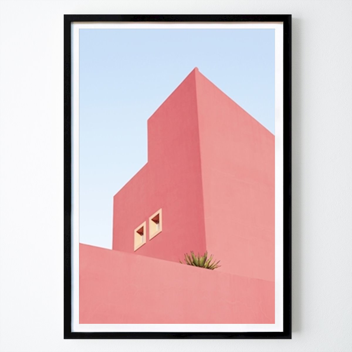 Arkitektur & Design Plakat: Rød mursten, blå himmel av Rupert Höller
