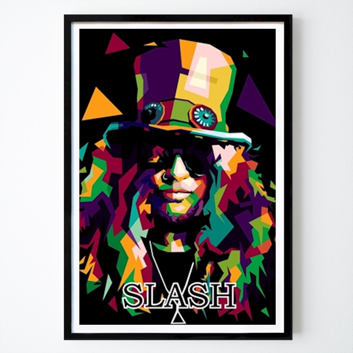 Pop Art Plakat: SLASH 2 I WPAP ART av Cat Pop Art
