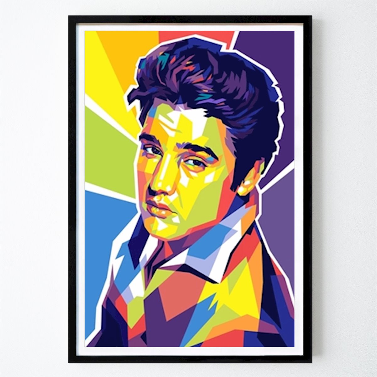 USA Poster: Elvis Presley Pop Art von Dhega Priya Gunawan