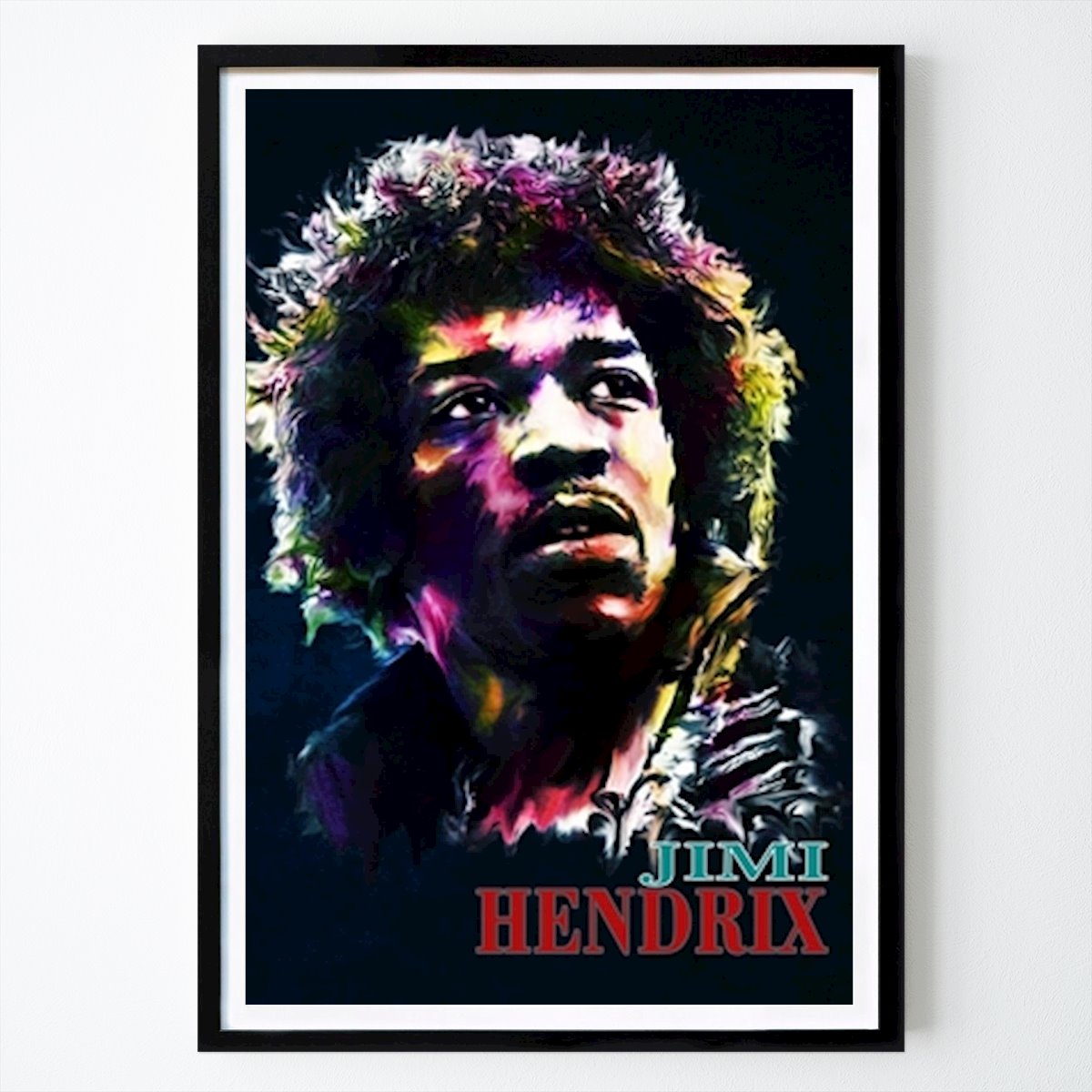 Pop Art Poster: Jimi Hendrix von ShendyArt