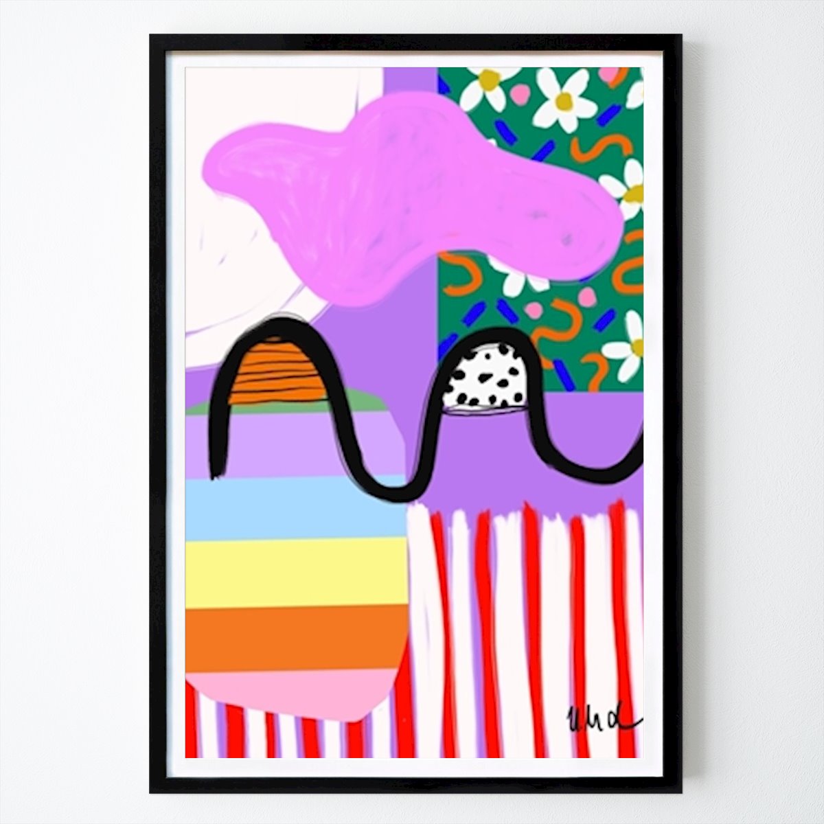 Abstrait Affiche: La vie est si belle par Ute Arnold