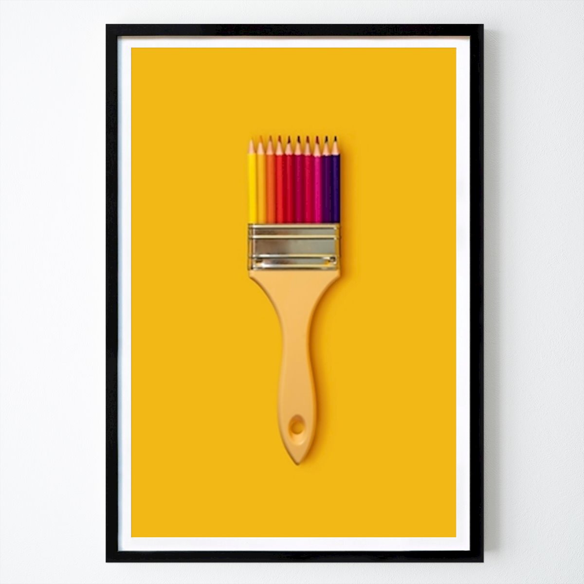 Pop Art Poster: Pincel de Arte de Artem Pozdniakov