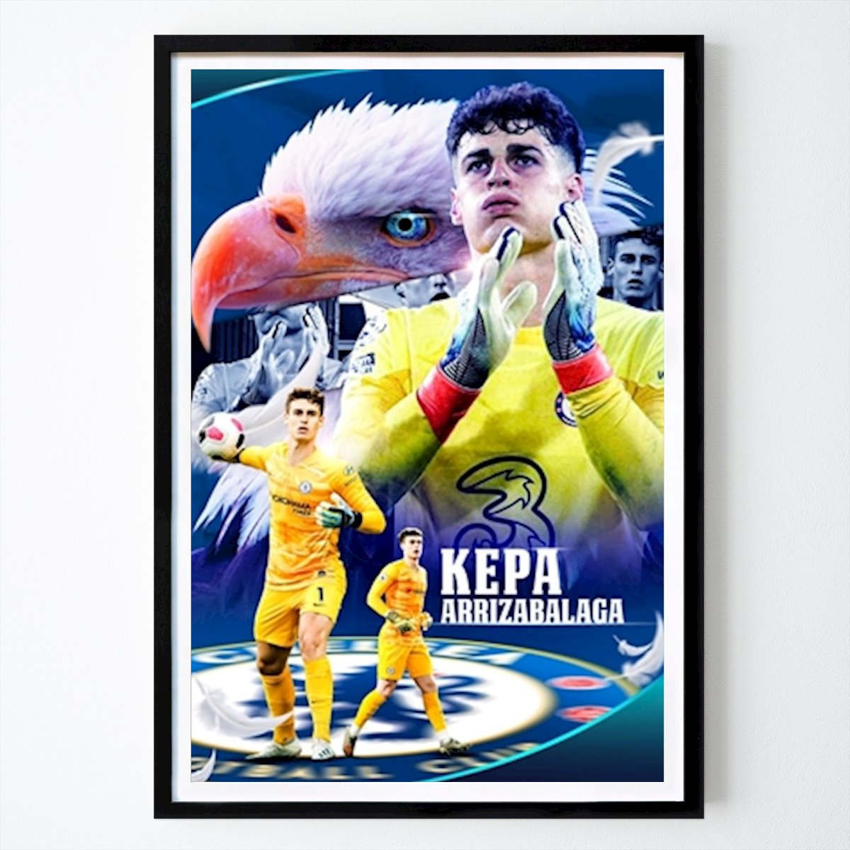 Fußball Poster: Kepa Arrizabalaga von Colorize Studio