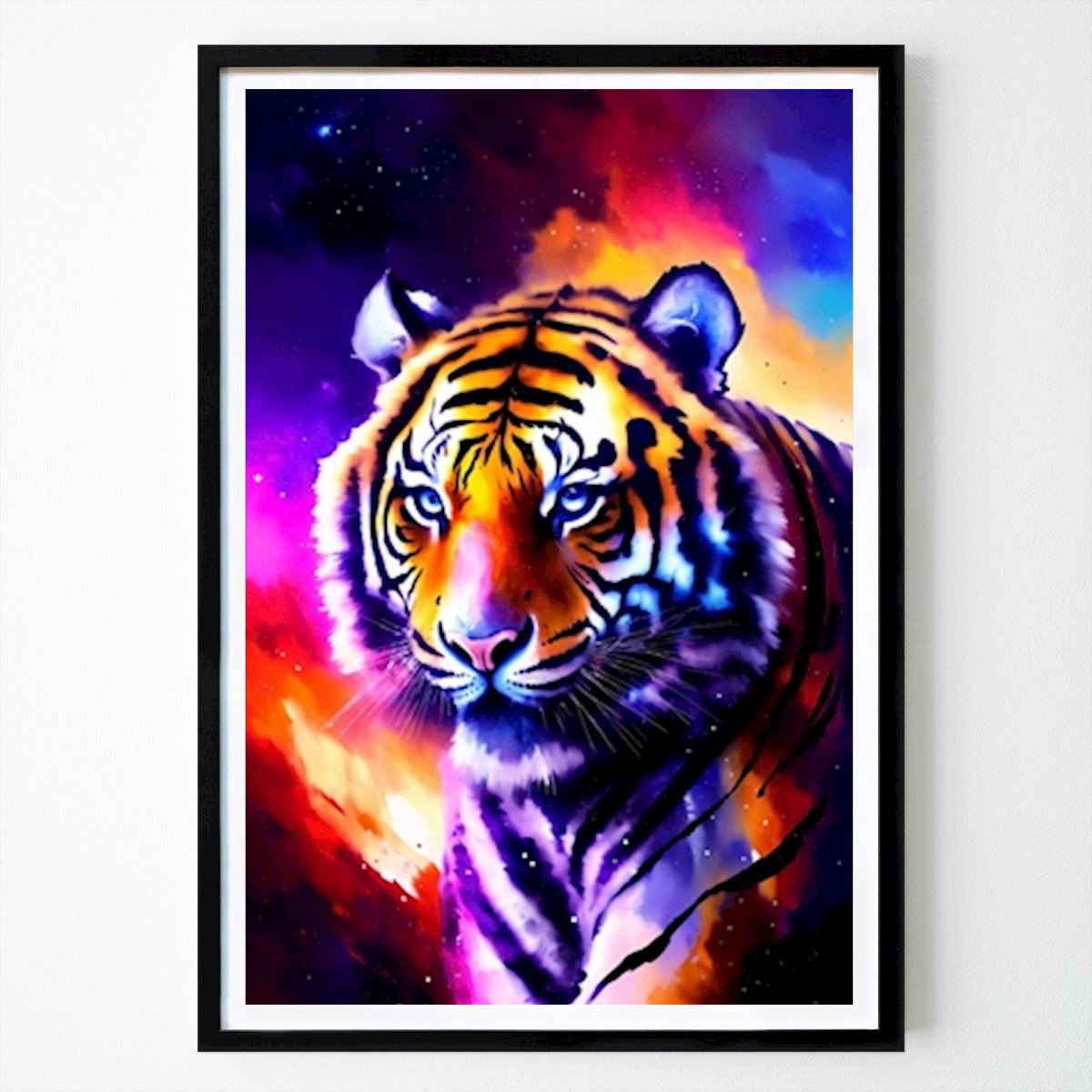 Style de vie Affiche: Tigre Galactique 3 par Garyck Arntzen