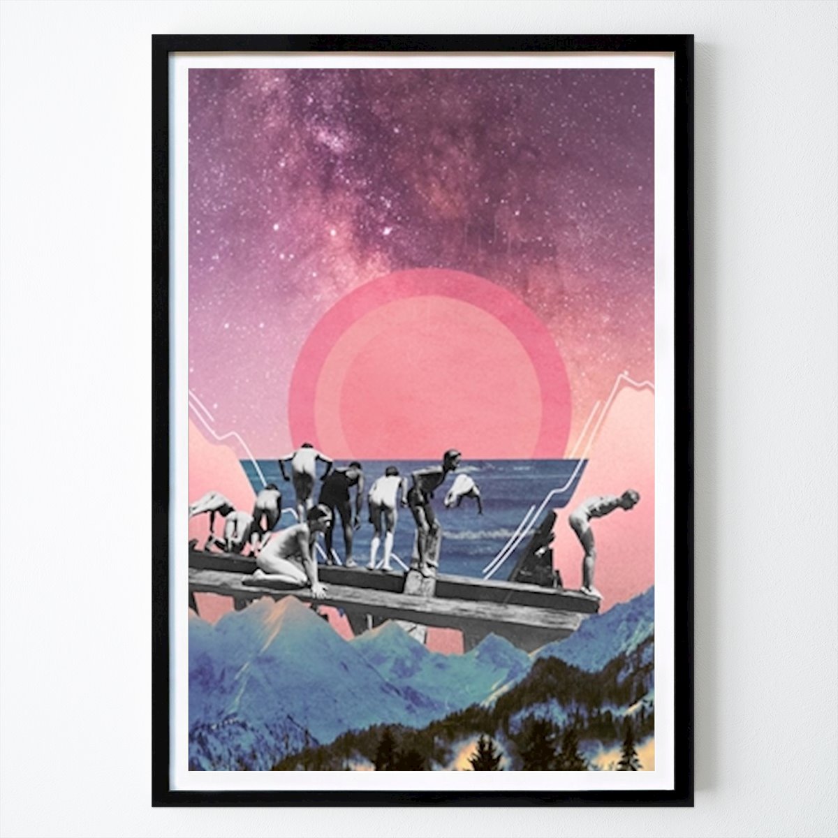 Póster: Collage Noches de Verano de Goldmond Art