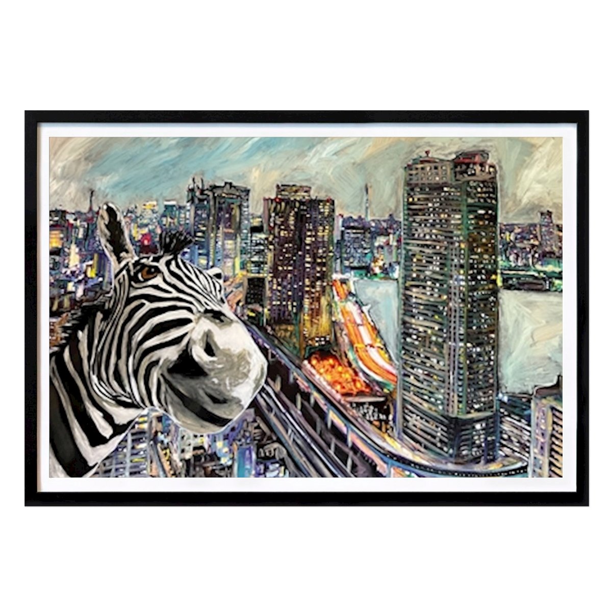 Berlin Poster: Spy Zebra in Tokyo by Kat Lassen