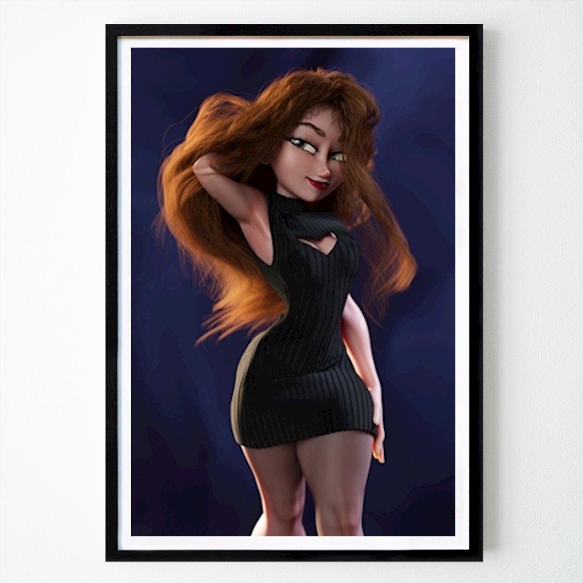 Människor & Porträtt Poster: Den lilla svarta av Carsten Mell