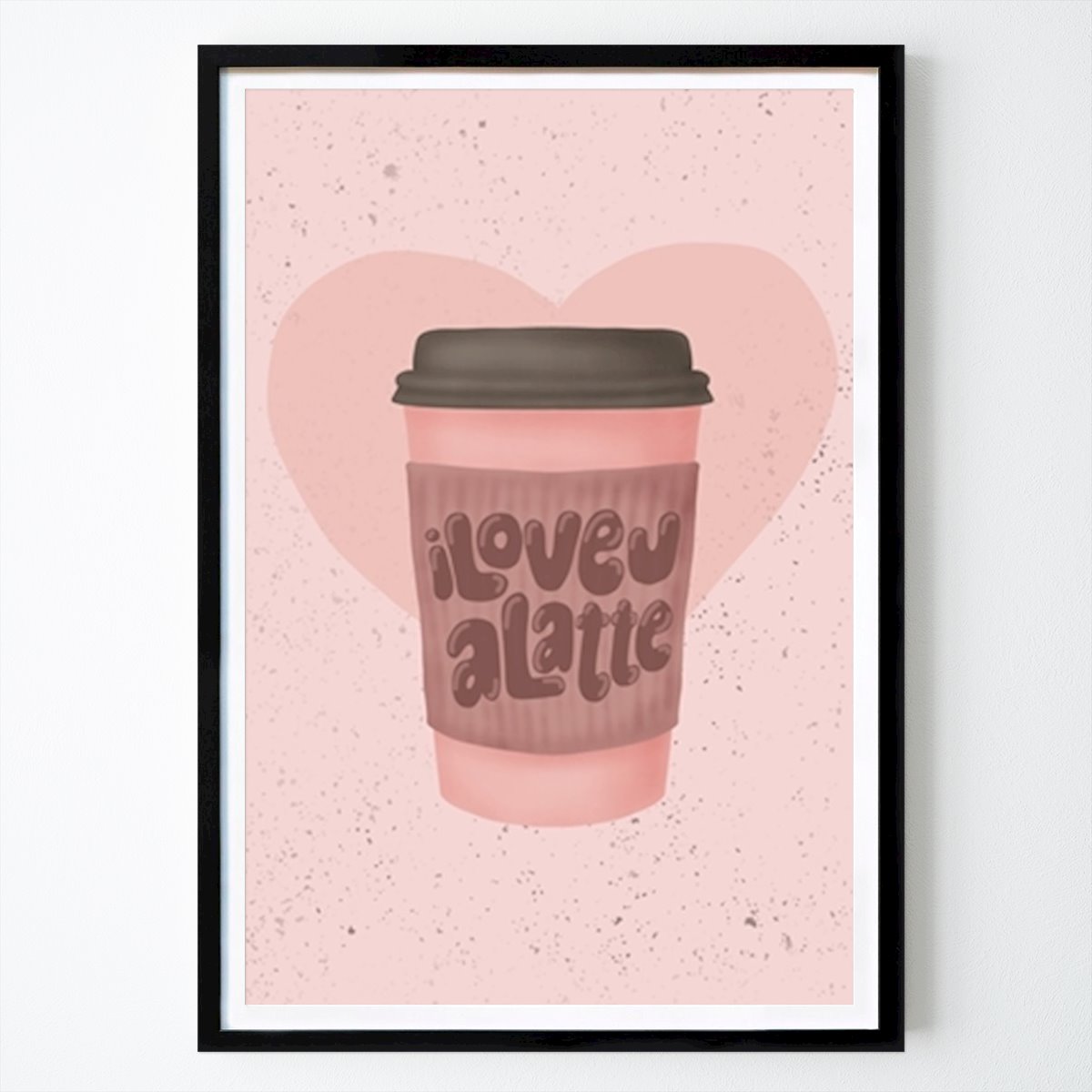 Göteborg Affiche: Love You Latte par Aminah Eleonora