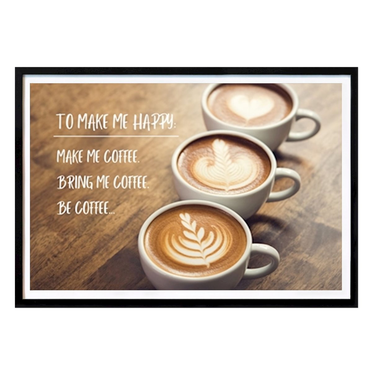 Citation & Text Poster: TO MAKE ME HAPPY by ArtDesign by KBK