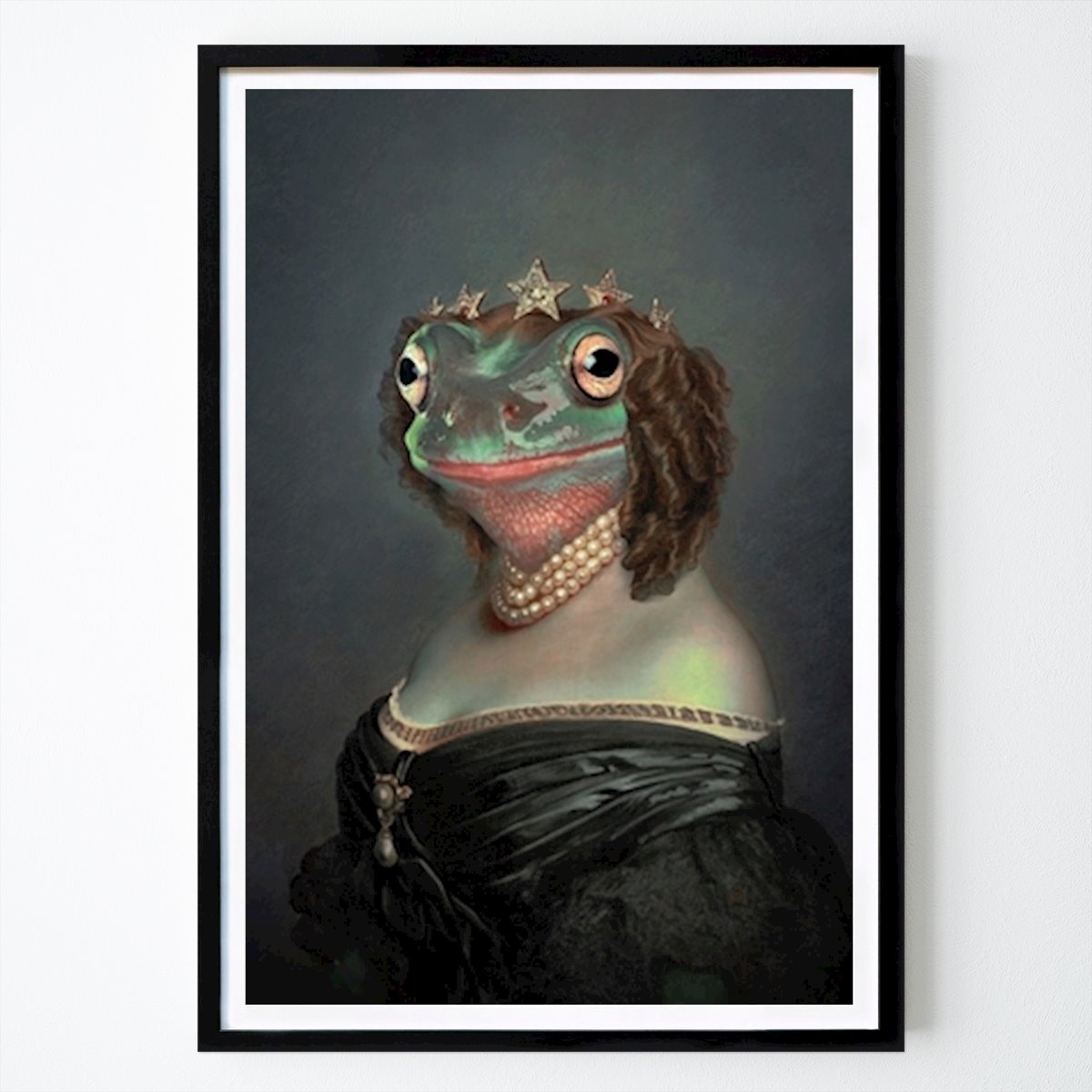 Pop Art Poster: Froschprinzessin by Jonas Loose