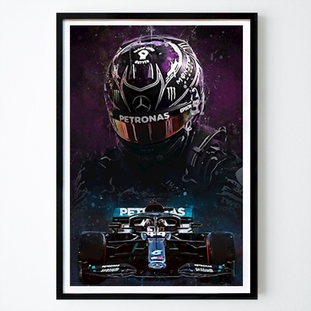 Bil Plakat: Sebastian Vettel av MUH ASDAR