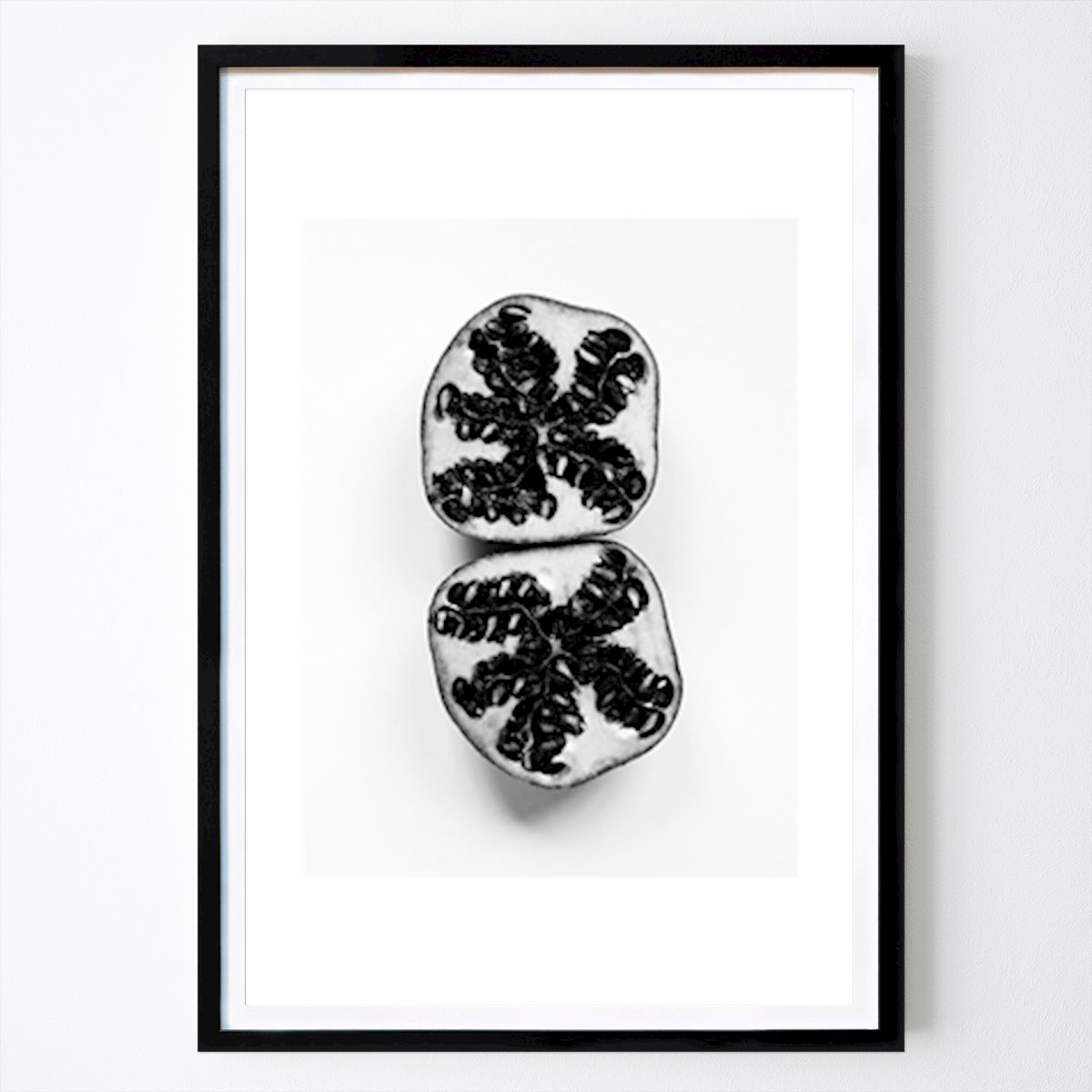 Bianco e nero Poster: Melograno in bianco e nero 2 di 2 di Christine Engström