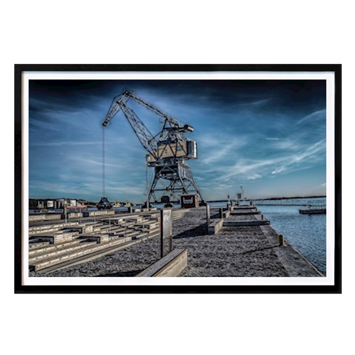 Suecia Póster: Luleå Crane de Linus Leijon