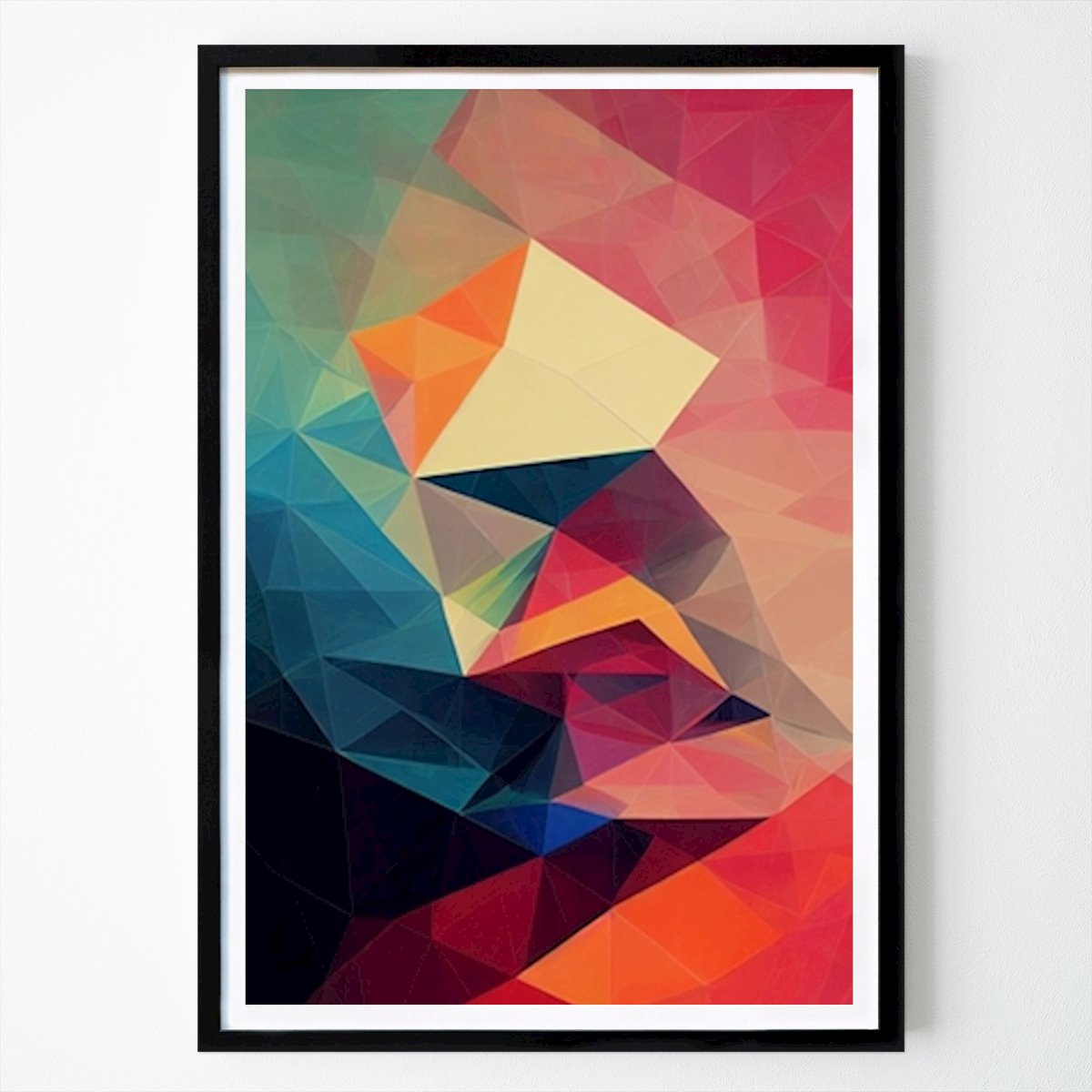 People & Portrait Poster: Polygon Picasso by Immersive Art