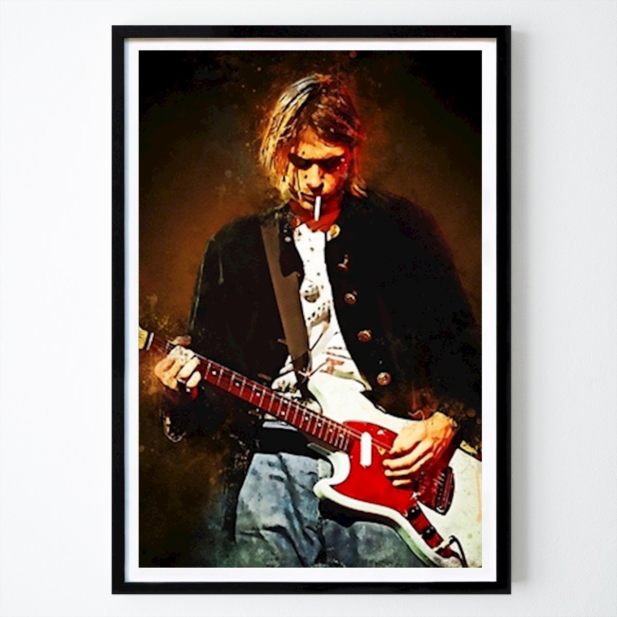 Musik Poster: Kurt Cobain von MUH ASDAR