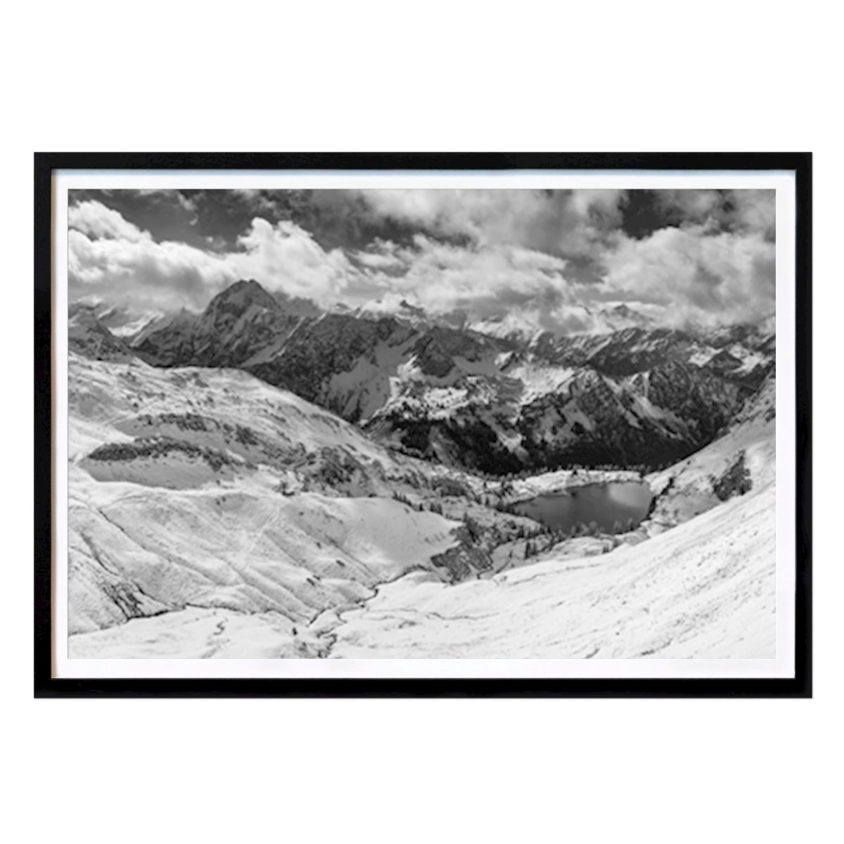 Baijeri Juliste: Höfats ja Seealpsee tekijänä Walter G. Allgöwer