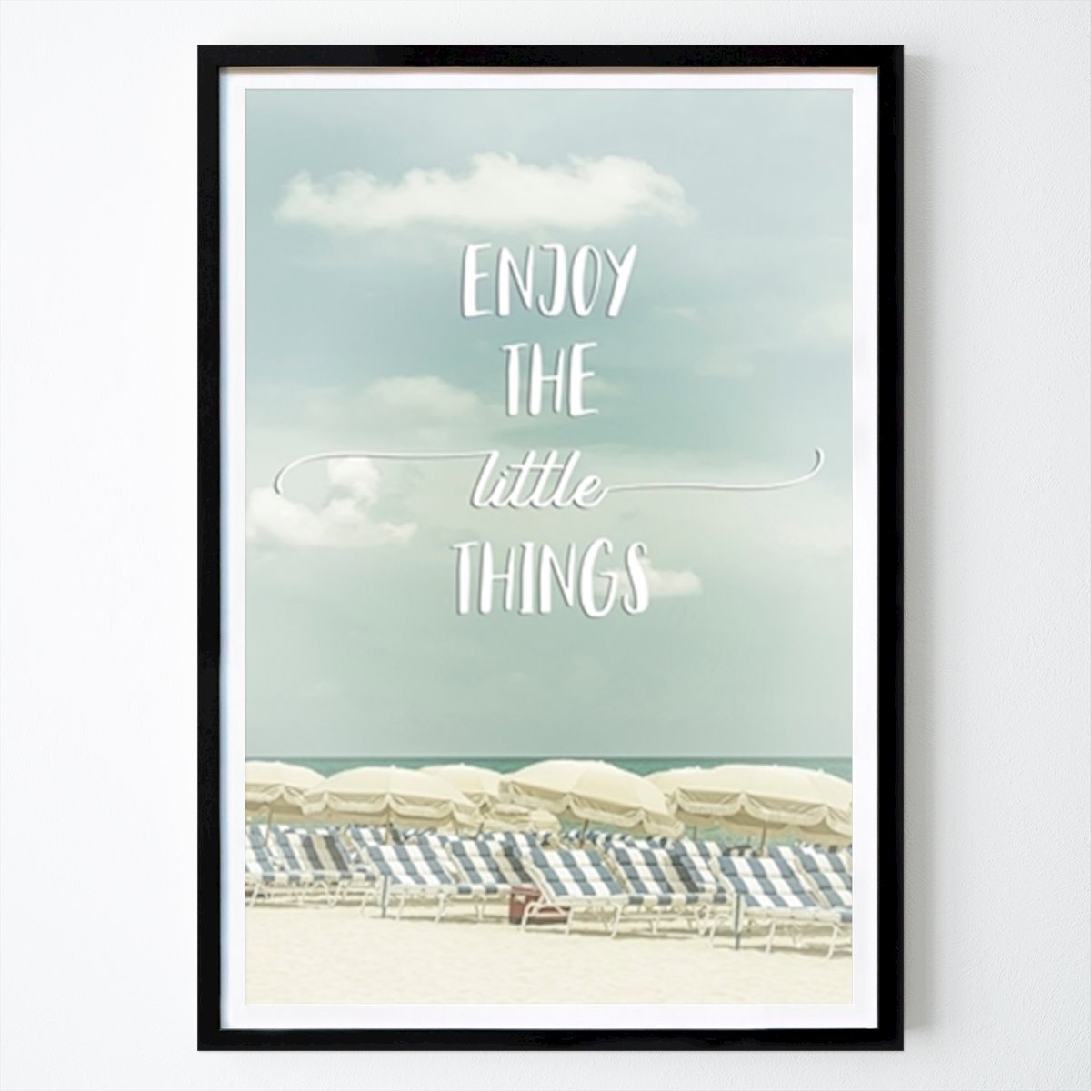 Citation & Text Poster: Enjoy the little things by Melanie Viola