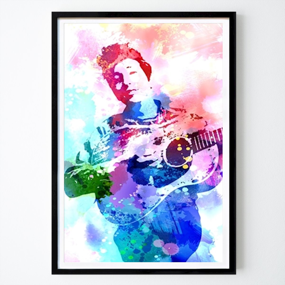 Música Poster: Bob Dylan de Masdian Watercolor