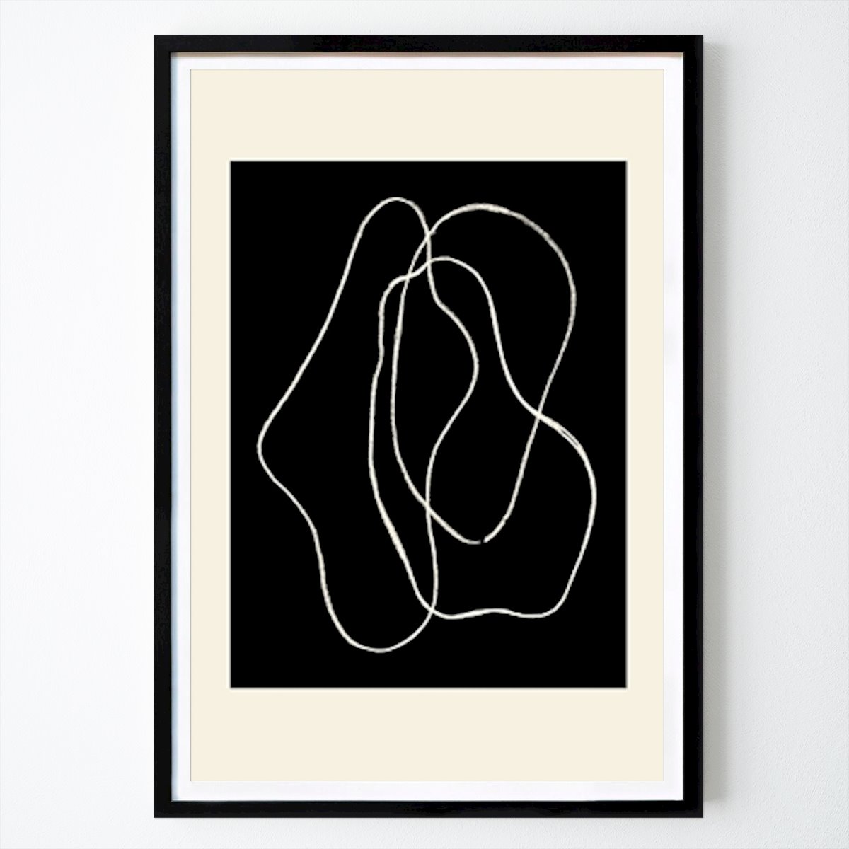 Abstrakti Juliste: Grafiittipiirrokset 3 tekijänä Nouveau Prints