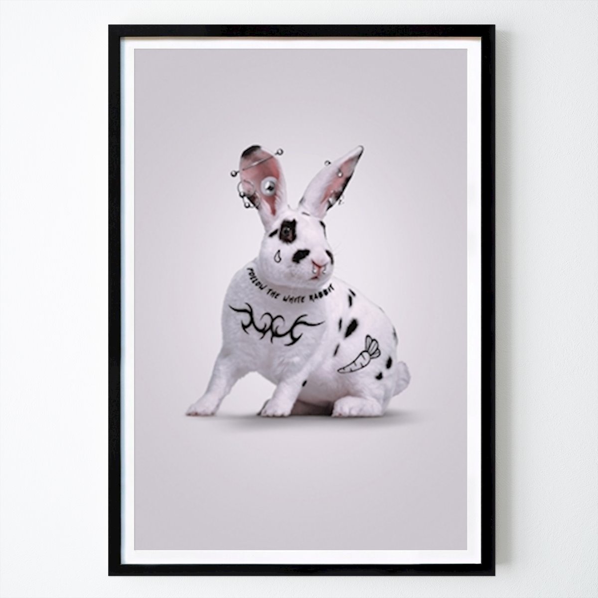Pop Art Póster: Tattoo Hase de Jonas Loose