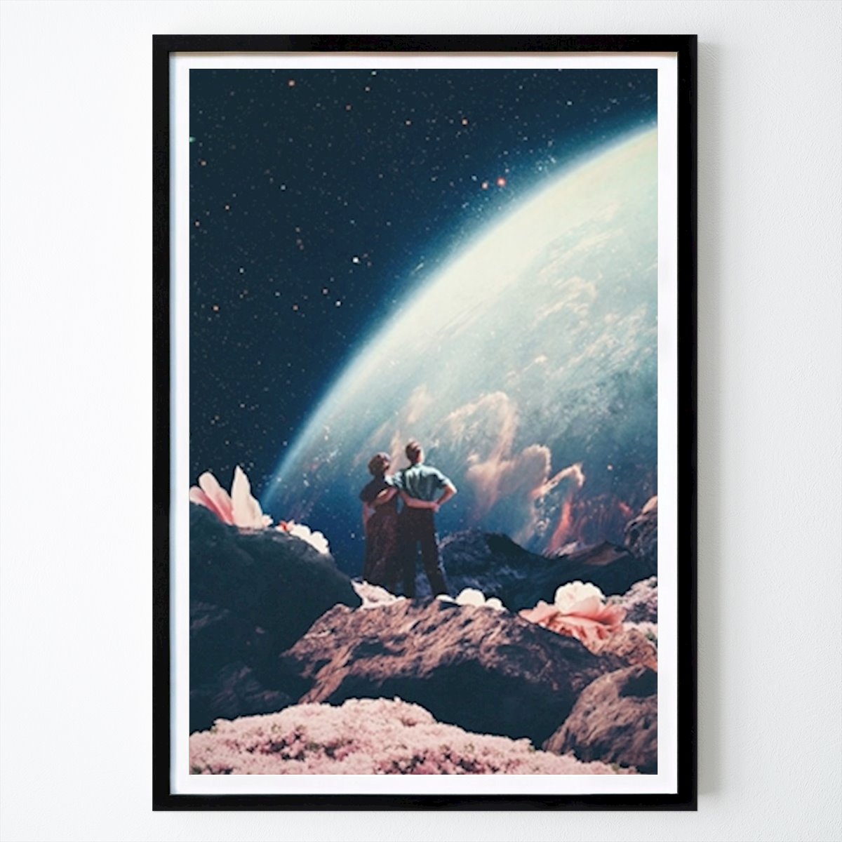 Noir et Blanc Affiche: Souvent confondu avec absent par Frank Moth