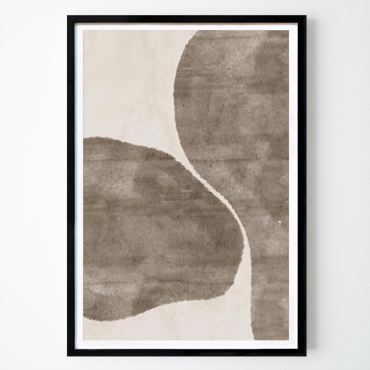 Abstract Poster: Rocks Brown by Ateljé Anagram