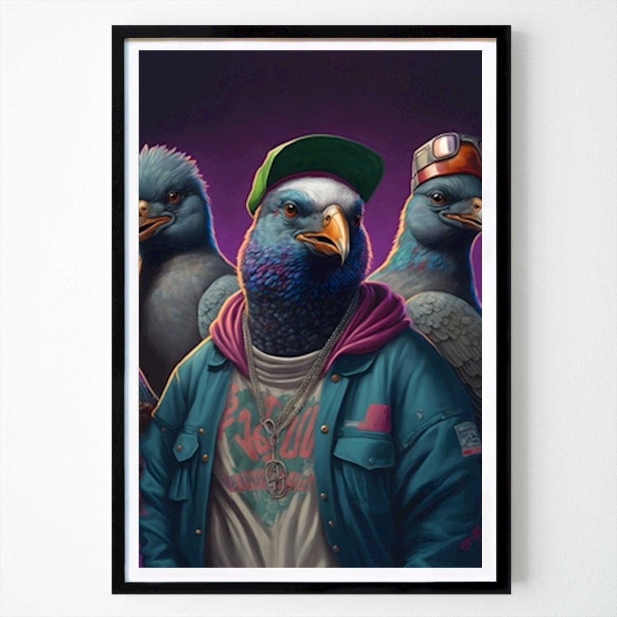 Djur Poster: Coola duvor av David Godbehere