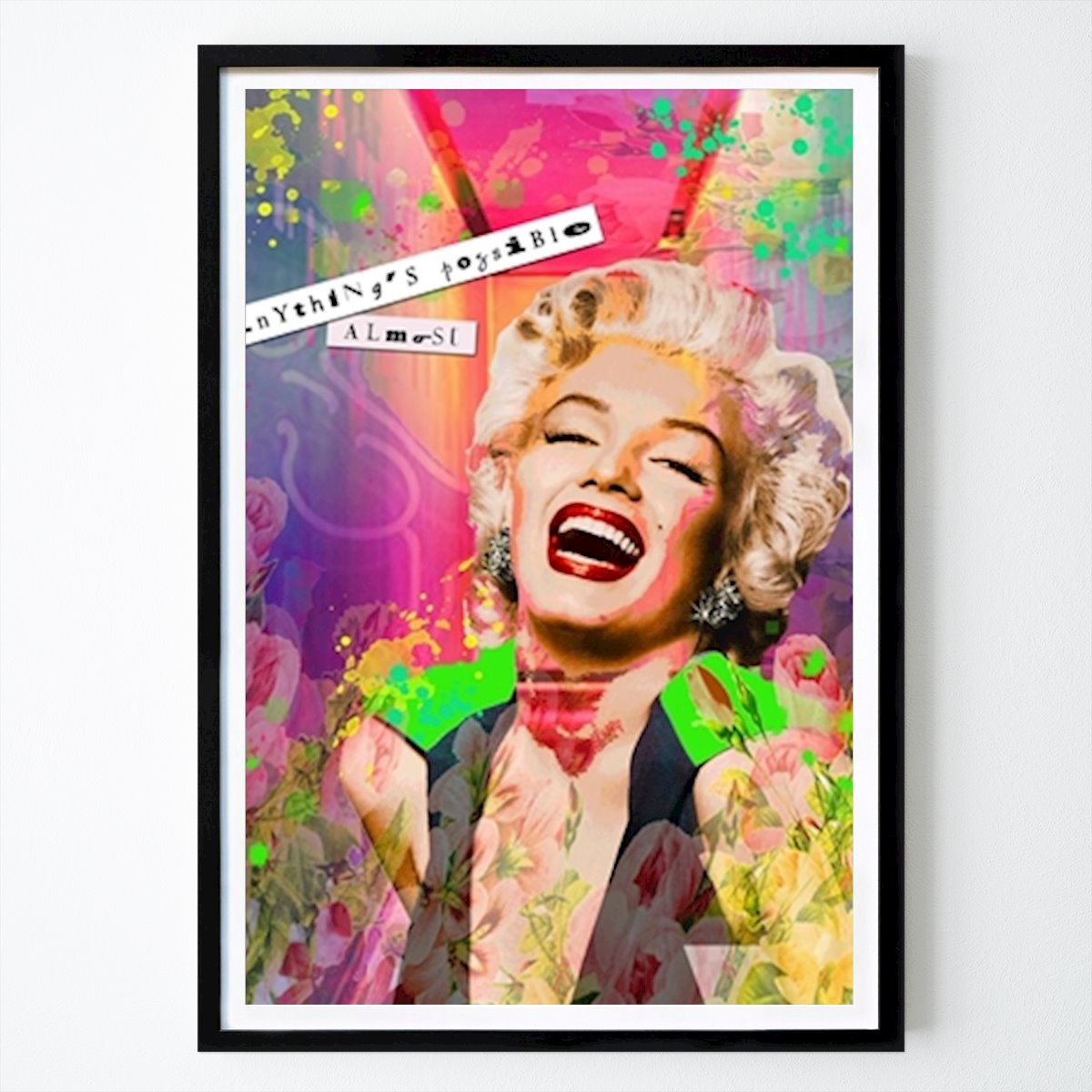 Rétro & Vintage Affiche: Marilyn Monroe par Marie Langkilde